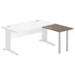 Retour BUENOS AIRES EN BUDAPEST 80 x 60 notenhout - aluminium poten