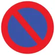 Plakband vloer Verboden te parkeren 