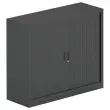 Lage metalen kast - 100 x 100 cm - Antraciet