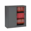 Lage metalen kast - 100 x 100 cm - Antraciet