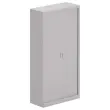 Hoge metalen kast - 198x100 cm - Aluminium 