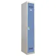 Kledingkast industrie schoon 1 kolom H.180 x B.30 cm blauw 