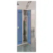 Kledingkast industrie schoon 1 kolom H.180 x B.30 cm blauw 