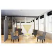 Cloison EASYSCREEN breedte 160 cm wit en antraciet 