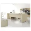 Bureau BOGOTA met een rechts eikenhouten achterwand