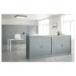 Topafwerking in melamine 25 mm D100- grijs