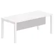 Achtergrondzeil L 180 aluminium 