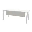 Achtergrondzeil L 180 aluminium 