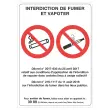 Signalisatiebord "Verboden te roken en te vapen"