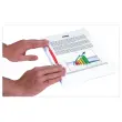 100 Soepele archiefbinders in metaal - 10 cm - Rouge - FELLOWES