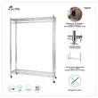 Mobiel kledingrek - 26 kapstokken - ALBA 
