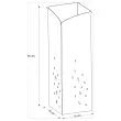 Metalen paraplubak - Wit - ALBA