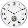 Wandklok met thermometer