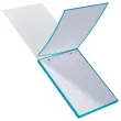 Blok van 30 vellen blauwe A5 bristolkaart 5x5