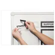 5 Magnetische hoezen duraframe Top - A4 portretformaat - zwart
