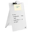 Glazen flipover bureau - 21 x 29 cm - NOBO 
