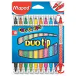 10 Viltstiften Duo Tip - Dubbele tip - MAPED