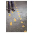 5  Vloermarkeringadhesieven paar voeten X5 