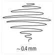Permanente viltstift voor overheadprojectie Lumocolor - 0,4mm - rood - STAEDTLER