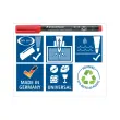 Permanente viltstift voor overheadprojectie Lumocolor - 0,4mm - rood - STAEDTLER