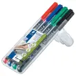 4 Permanente overheadprojectiestiften - 1mm - STAEDTLER