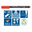 4 Permanente overheadprojectiestiften - 1mm - STAEDTLER