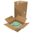 20 Amerikaanse kisten met eenvoudige groeven 35x23x25 cm