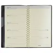 Weekagenda BREPOLS Notaplan 9 x 16 cm - zwart