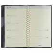 Weekagenda BREPOLS Notaplan 9 x 16 cm - zwart