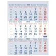 Driemaandelijkse kalender met dagwijzer- 29,1 x 38,5 cm