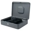 Muntencassette met cilinderschloes 30cm grijs
