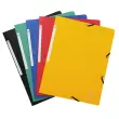 10  Mappen met elastiek zonder kleppen - rug van 1,5 cm - EXACOMPTA 