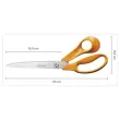 Professionele FISKARS Classic schaar - 25 cm, voor rechtshandigen 