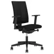 Synchrone bureaustoel Navigo - Zwart en mesh - 2D armleuningen 