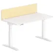 Bureau scheidingswand L. 160 beuken/wit