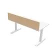 Bureau scheidingswand L. 160 beuken/wit