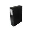 Ondoorzichtige opbergdoos uit polypropyleen - Rug 8 cm - zwart - FIDUCIAL