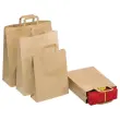 250  Recycled brown kraftzakken bodem 140 x 260 x H 290 mm OK contact alim 