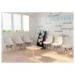 2 DogeWood stoelen beuken voet witte zitting gemonteerd