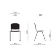Stoel comfort Iso - Grijs