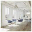 Ronde tafel diam 116 cm witte blad witte voet tulpvoet