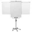 Magnetisch en uitschuifbar mobiel paperboard - 70 x 190 cm - NOBO
