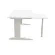 Bureau BUENOS AIRES compact retour naar links wit/alu, L180 