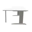 Bureau BUENOS AIRES compact retour naar rechts wit/alu, L180 