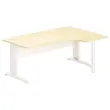 Bureau BUENOS AIRES compact retour naar rechts beuken/wit, L180 