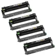Set van 4 BROTHER DR243CL trommels