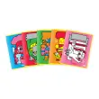 Gekartonneerd notitieboek AURORA A5 - 4x8 met marge - 80g - 72 pagina's 