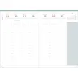 Weekagenda ZAKELIJK KLEUR ML Ella - 10x15 cm - Beige - December tot december - QUO VADIS