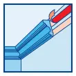 Rol dubbelzijdige tape - vloeren - 10m x 50mm - TESA 