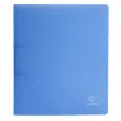 Classeur polypropyl&egrave;ne chromaline A4 maxi - bleu - EXACOMPTA 